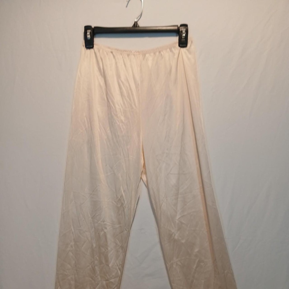 Vanity Fair S beige nylon slip pant retro pinup rockabilly coquette doll vintage